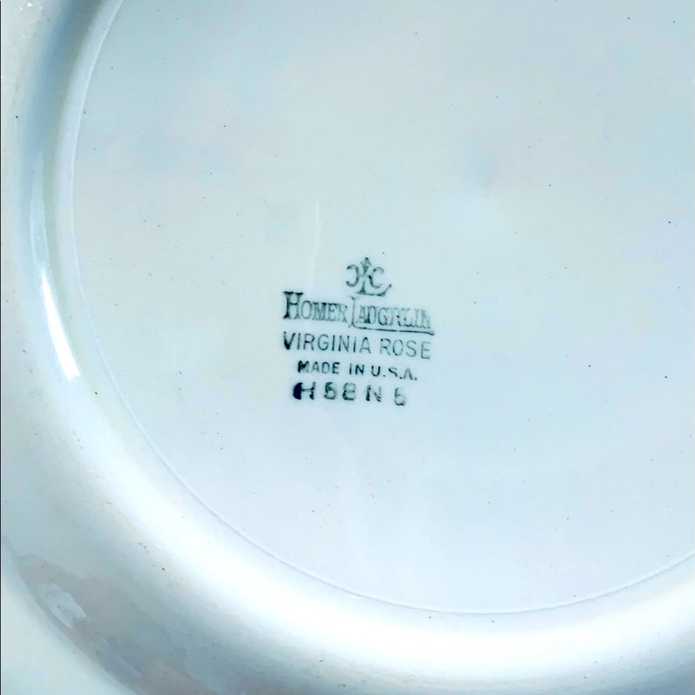 Homer Laughlin Virginia Rose Plate - Picture 4 of 5